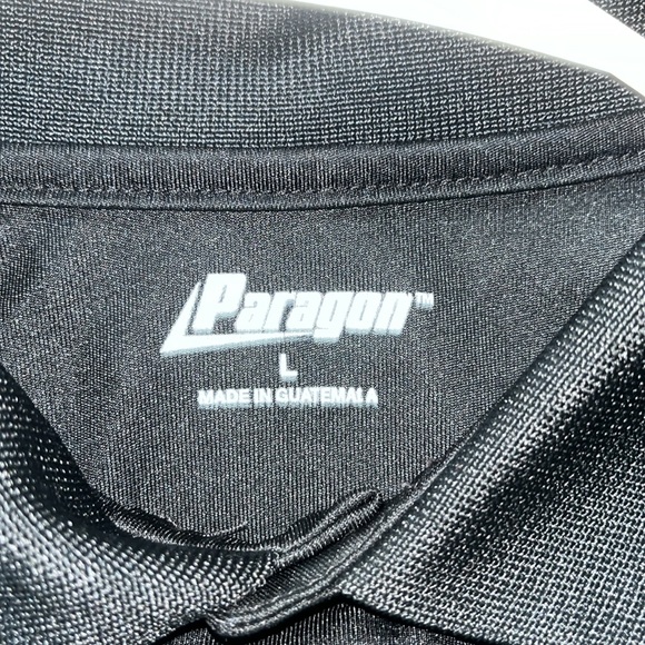 Black Paragon Short Sleeve Polo Shirt Sz Men’s L - Picture 6 of 6